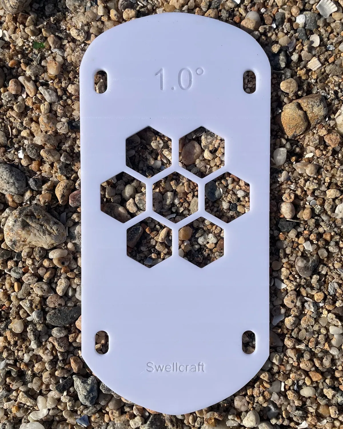 Cale de rake compatible Takoon carbon en PETG noir, fabriquée en France