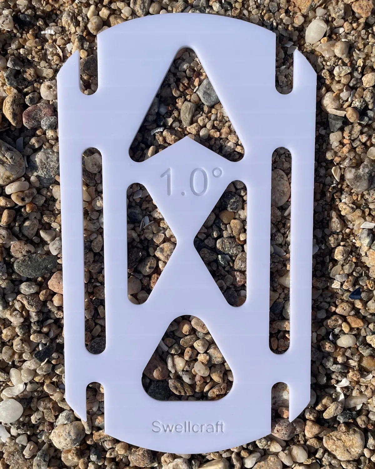 Cale de rake compatible AFS en PETG noir pour wing foil, fabriquée en France
